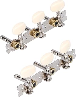 Guitar Tuning Peg, Guitar Tuning Pegs Machine Heads Tuners Dual Holes 3R 3L Guitar Tuning Peg for Acoustic Folk Classical Guitars String Instrument Accessory