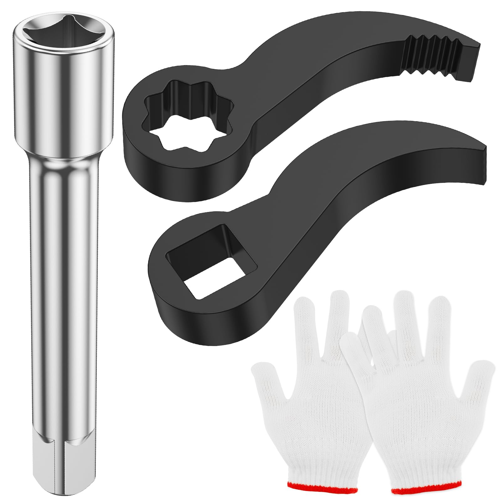 Adaptateur crowbar pour clé compacte avec gants pour mécanique automobile