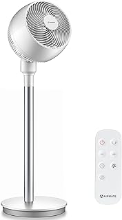 Air Circulator Fan with Remote,Oscillating Fans for Indoors Turbo Silence, Pedestal Fan, Cooling Fan with 4 Modes 12 Speed, Standing Fans for Home, Office, Bedroom