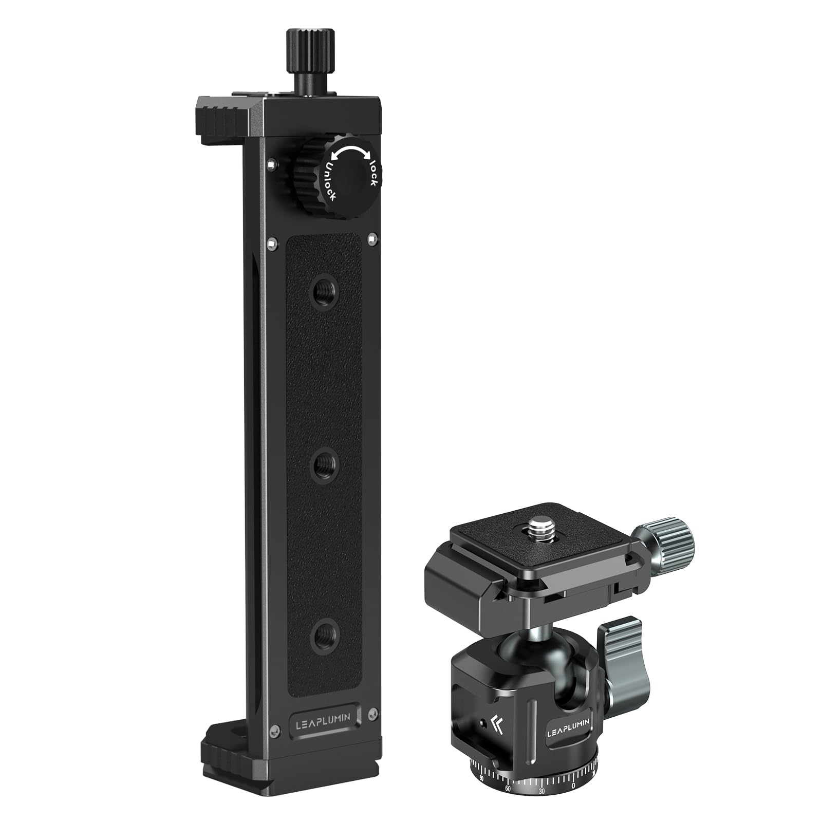 Leaplumin Tripod Mount Adapter for Ipad, Aluminum Tripod Mount Holder for Ipad 12.9,Tablet Tripod Mount with 1/4" Screw,Universal Tripod Mount for Ipad,Compatible with 6.5"-17.3" Most Devices