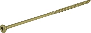 Power Pro 967785 Wood Screws, 10 x 6", Premium Outdoor Deck Screws, Rust Resistant, Epoxy Coated Bronze, 600pcs Box