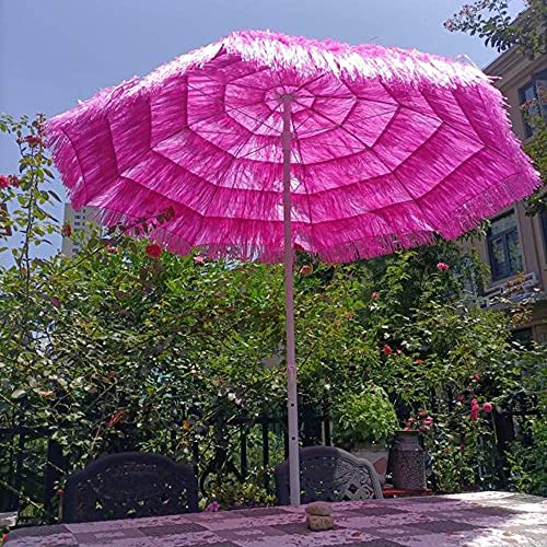 Parasols en paille de plage extérieurs pliants pour piscine - 2