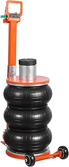 VEVOR Air Jack, 5 Ton/11000 lbs, 4-10 S Pneumatic Lifting Jack with Heightened Column & Adjustable Handle, Easy-to-Lift & Space-Saving Jack with Thick Rubber Pad, Fits for Sedan, SUV, Pickup Truck