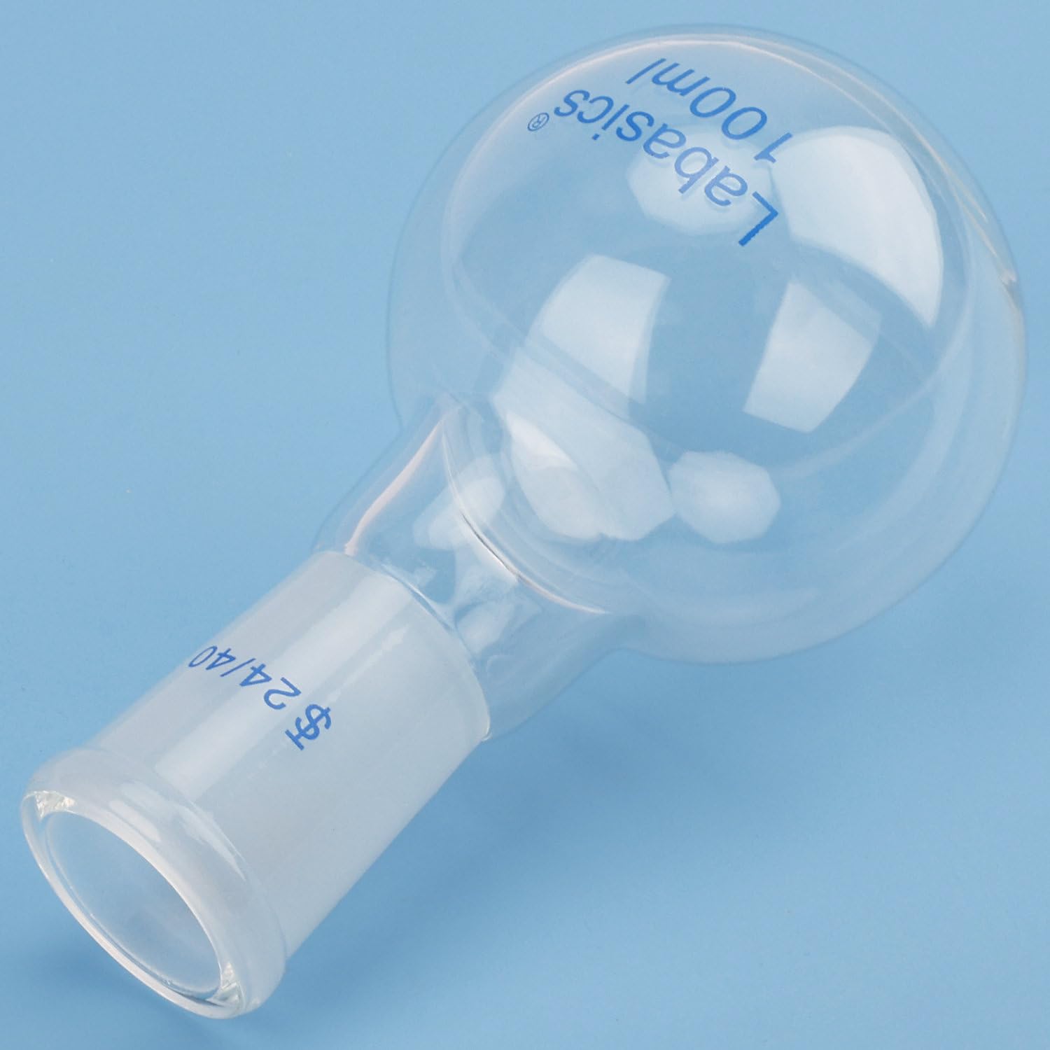 Labasics Round Bottom Flask, 100 ml, Borosilicate Glass, Transparent — Amazon image 6