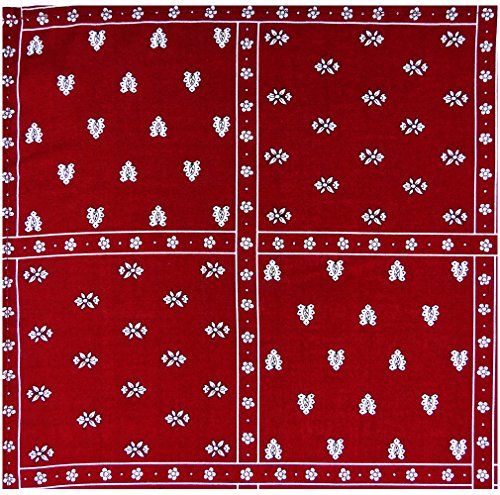 Foulard rouge patchwork pour illuminer vos tenues de mi-saison