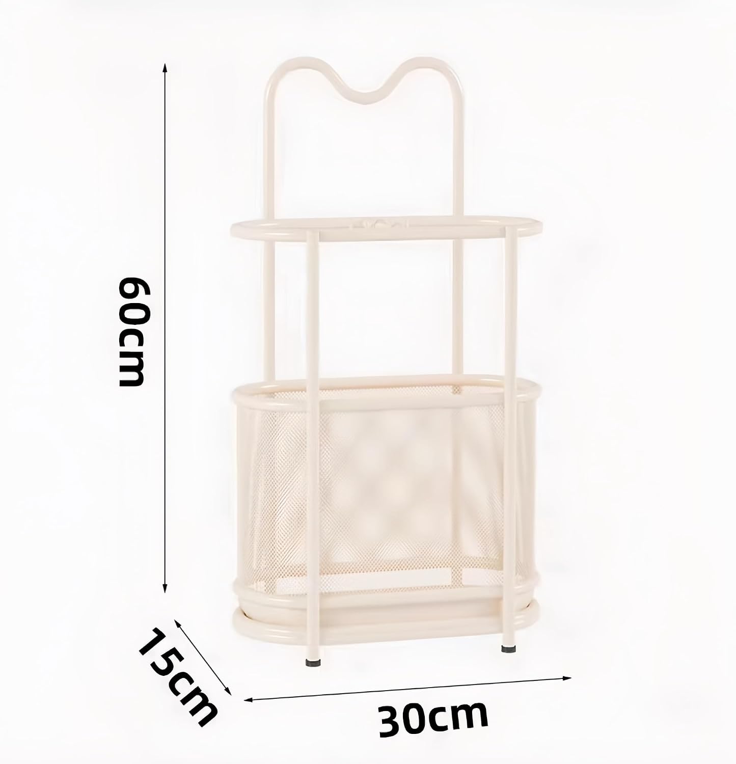 Metal Umbrella Stand, Stylish Storage for Magazines & Newspapers, Perfect for Home or Office Entryway, Corridor, Durable Design, Modern Décor Accessory image 2