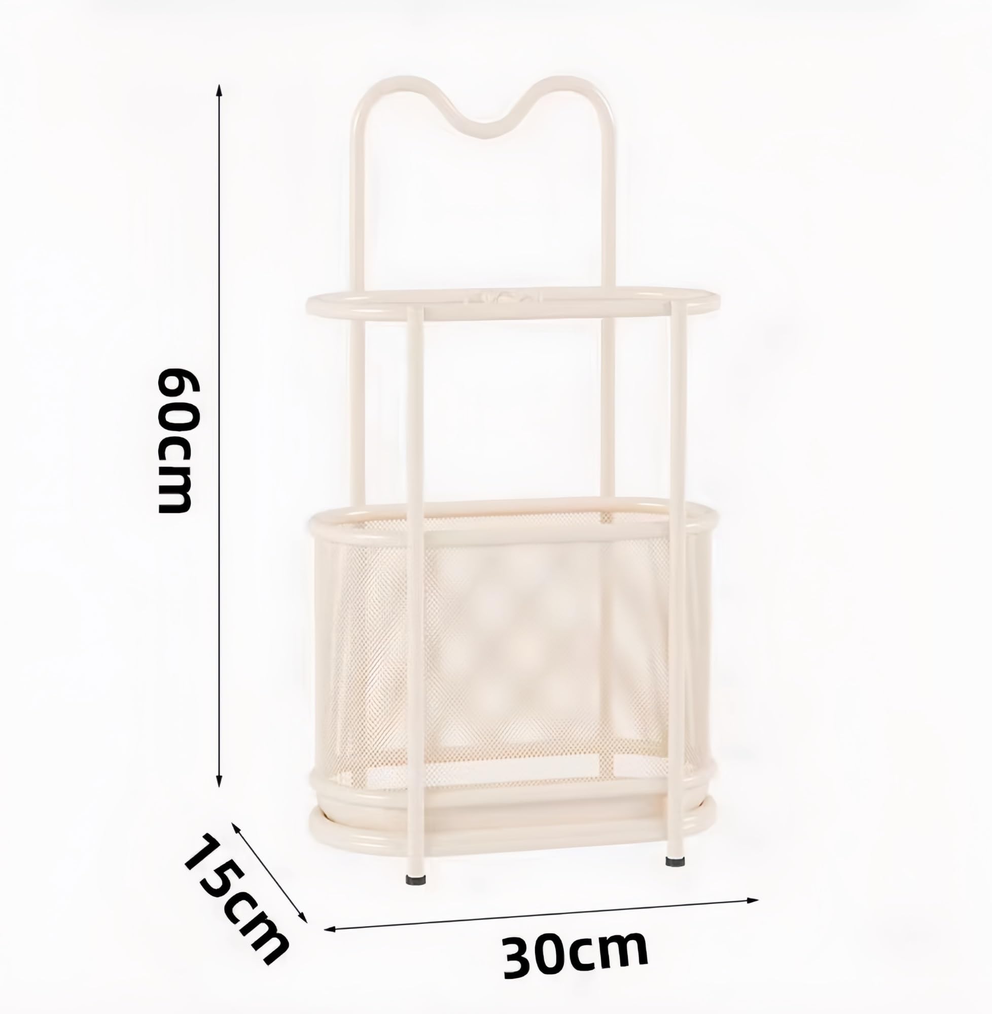 Porte-parapluie élégant en métal et porte-revues – Parfait pour l'entrée, la maison, le bureau et le salon – Décoration moderne peu encombrante pour la maison