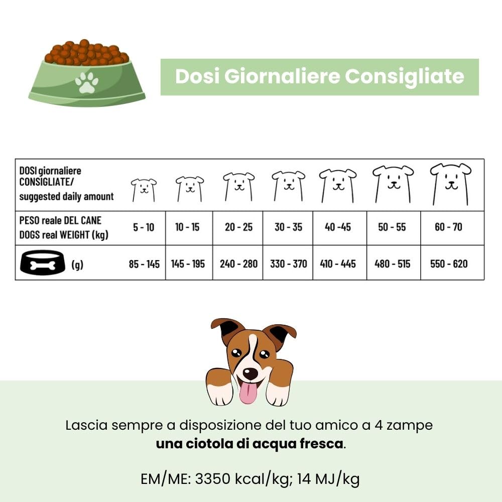 Crocchette per Cani Adulti Sovrappeso e Sterilizzati – Low Fat per Controllo del Peso – Carni Bianche – Forma360 – 12 kg