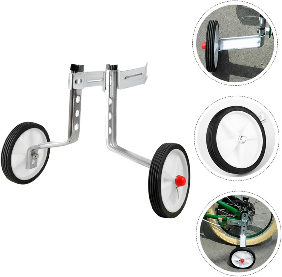 Training Wheels Replacement for Bikes Stabiliser with Flexible Wheels Easy Installation Bike Accessory for Boys and Learning to Ride