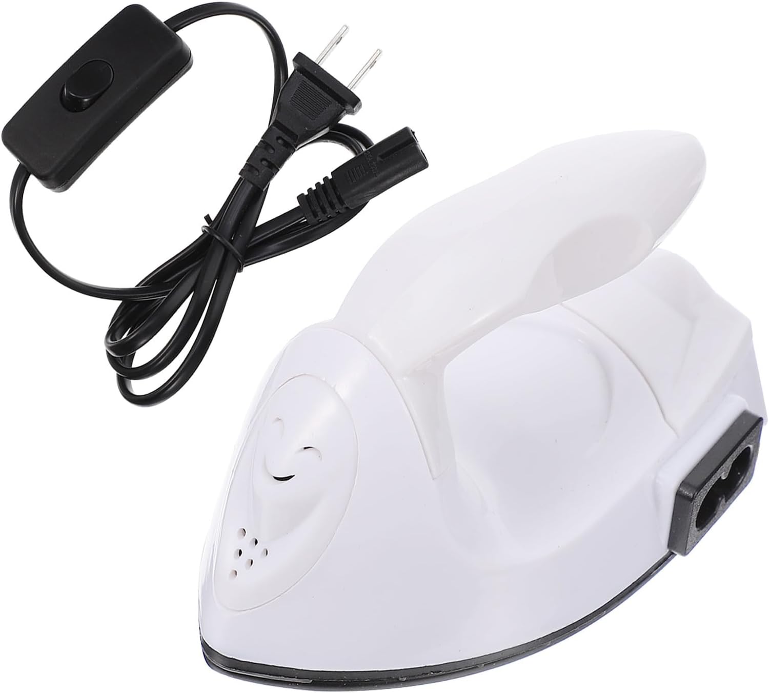Abaodam Portable Mini Electric Iron Heat Press Machine for Heat Transfer and Ironing Rhinestone with Anti-Slip Handle and Mirror Process Abs Aluminum US Plug 110v