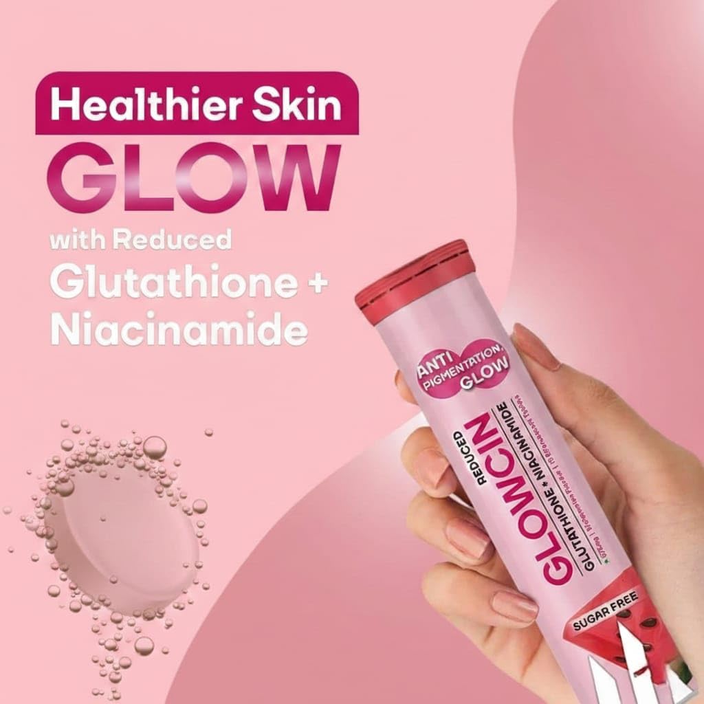Amazon.com: Glutathione Tablets for Glowing Skin | 15 Effervescent Tablets  with 572mg L-Glutathione & Vitamin C | Sugar-Free Antioxidant & Skin Glow  Supplement for Clear Skin