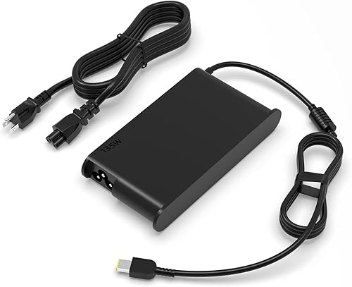 Cargador para portátil de 135 W compatible con cable de alimentación Lenovo IdeaPad Y40-70 Y50-70 Y50-70AM-IFI Y70-70 Y700 Z710 USB-C