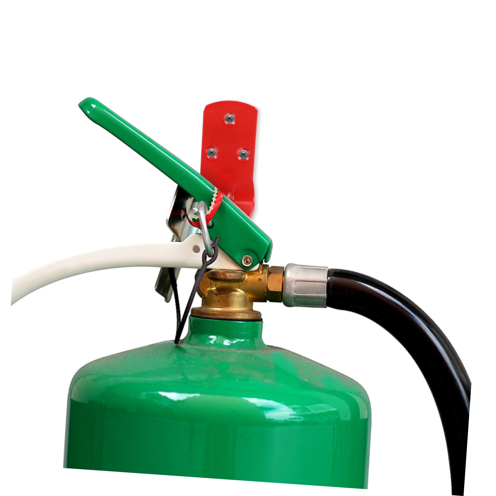 SHINEOFI Gancho Para Extintor De Incendios Pequeño Montado Cochera Gancho Extintor Sostiene Objetivo Muro Ganchos Para Extintores Titulares De Extintas Planchar Rojo 4 Piezas X 4