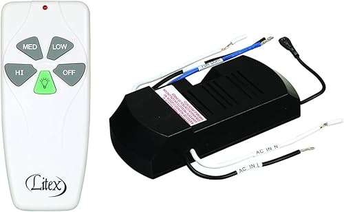 Litex RCI-103 control remoto de tres velocidades y rango de intensidad completo