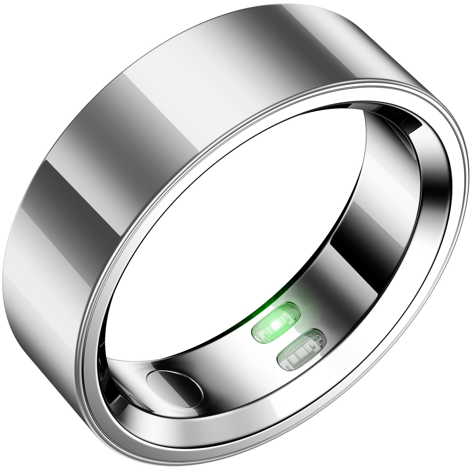 RQZ Smart Ring Silver Size 12