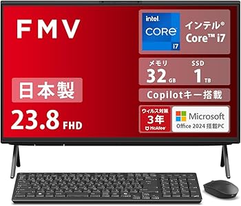 Amazon.co.jp: FMV 富士通 デスクトップパソコン 一体型 日本製