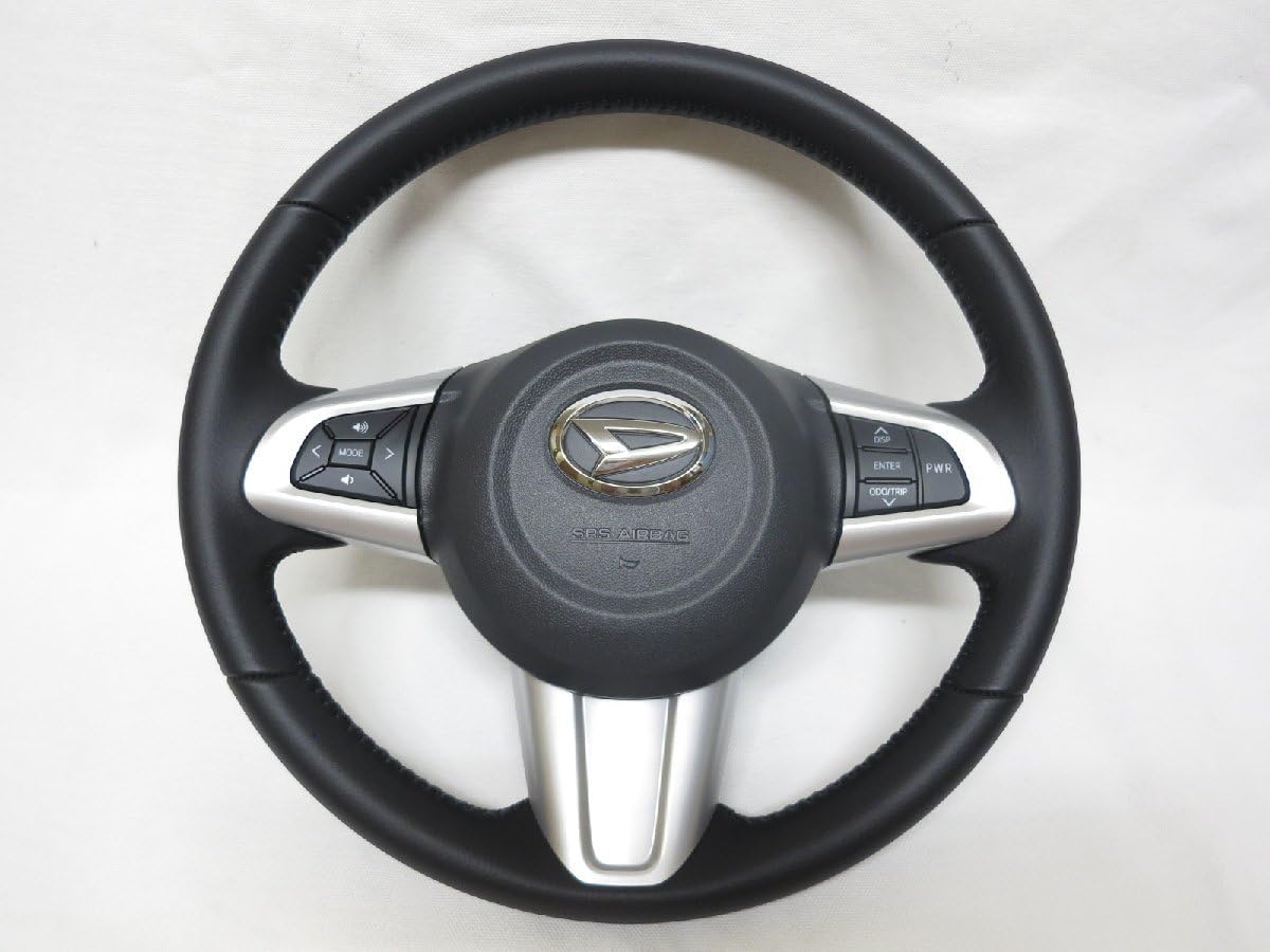 Amazon.co.jp: ! タント LA600S LA610S 後期 純正 革 ステアリング 