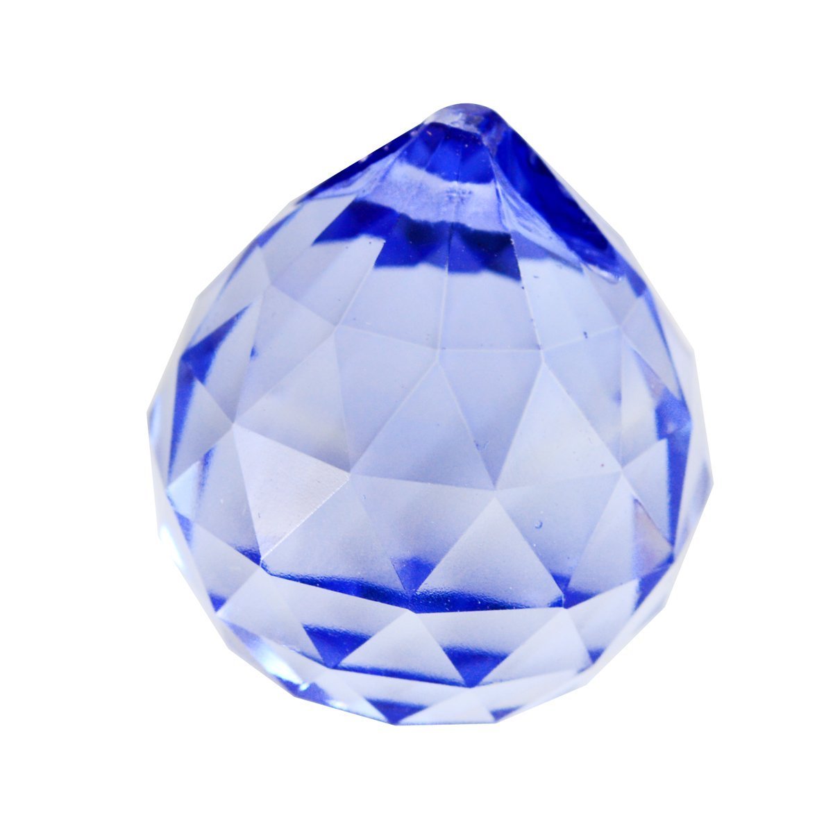 Sfera Di Cristallo 30 Mm Con Foro - Prisma Per Lampadario, Decorazione Albero Di Natale, Tende E Matrimonio - Feng Shui