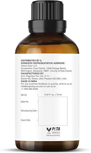 Miniatura 199 de Aceite Esencial Majestic Pure con cuentagotas de vidrio - 100% puro y natural - Aceites esenciales para difusor, aromaterapia, fabricación de jabón