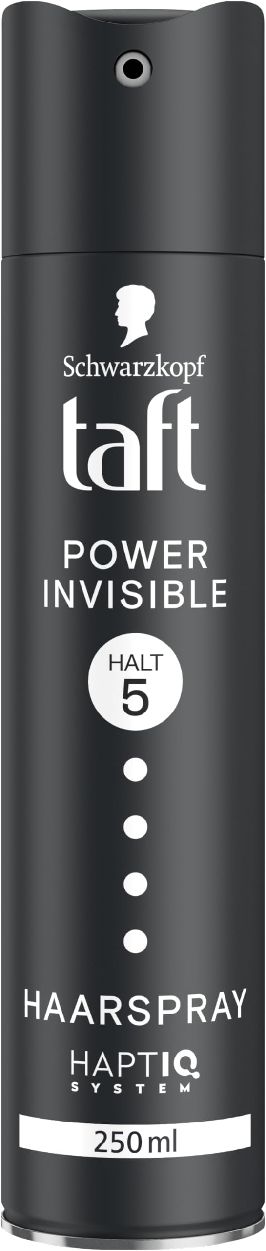 Schwarzkopf Taft Haarspray Power Invisible (250 ml), Haltegrad 5 Haarstyling, Haarspray für alle Haartypen, Nicht klebend und ohne zu beschweren, Vegane Formel*