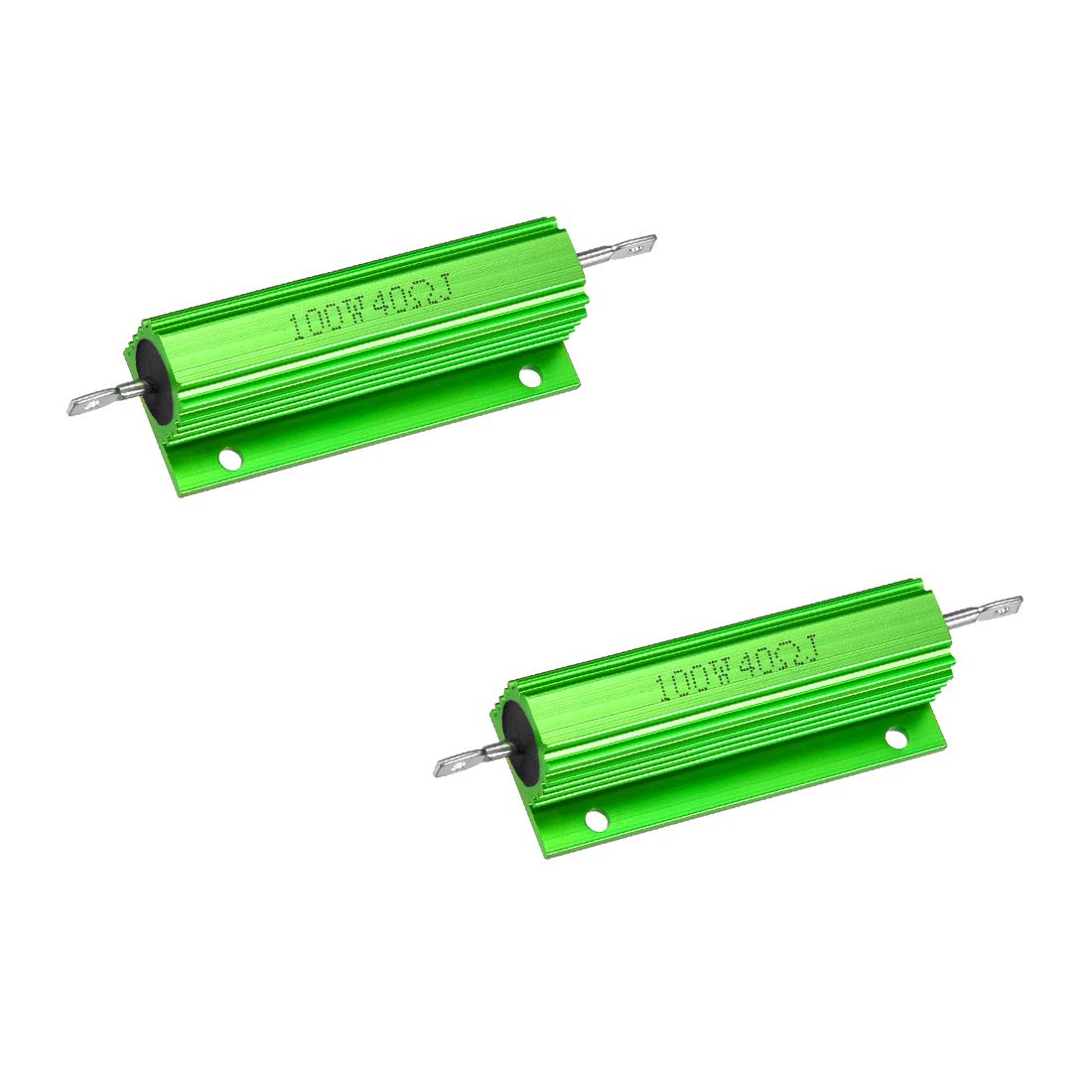 Yohii 2Pcs Chassis Mounted Aluminum Shell 100W Watt 40 Ohm Wirewound Resistor-image-47
