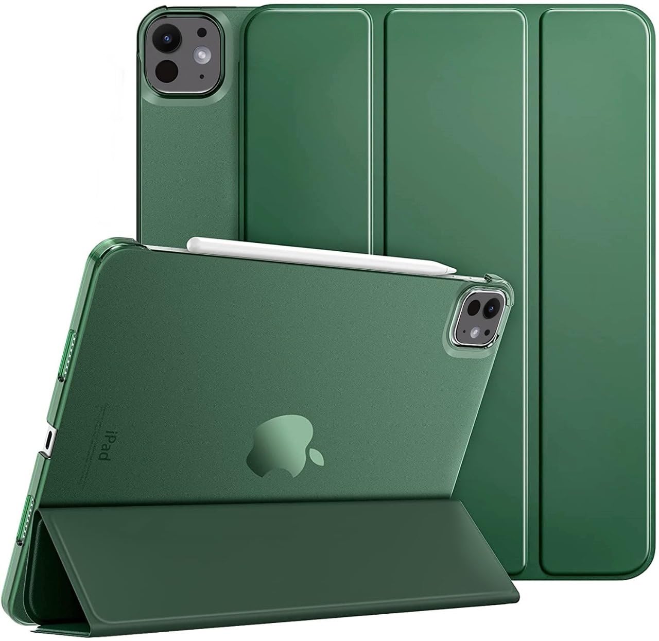 ProElite Case Cover for Apple iPad Pro 13 inch M4 2024 Cover, Smart Flip Case for Apple iPad Pro 13 inch M4 2024, Translucent Back, Dark Green (B0D53J7LBR) Amazon Price History, Amazon Price Tracker