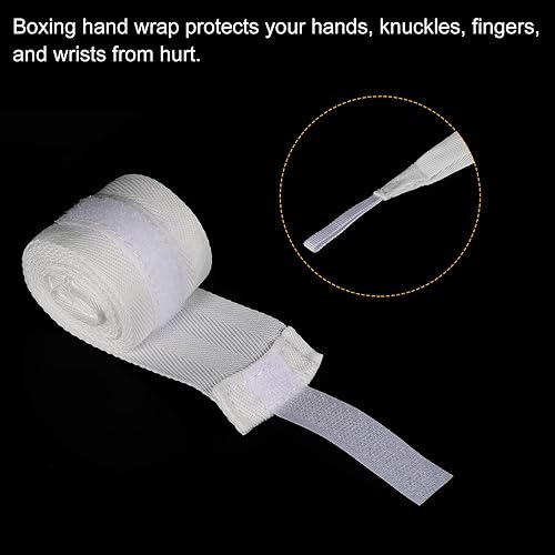 Miniatura 4 de PATIKIL Vendajes elásticos para puño de artes marciales de boxeo para kickboxing tailandés