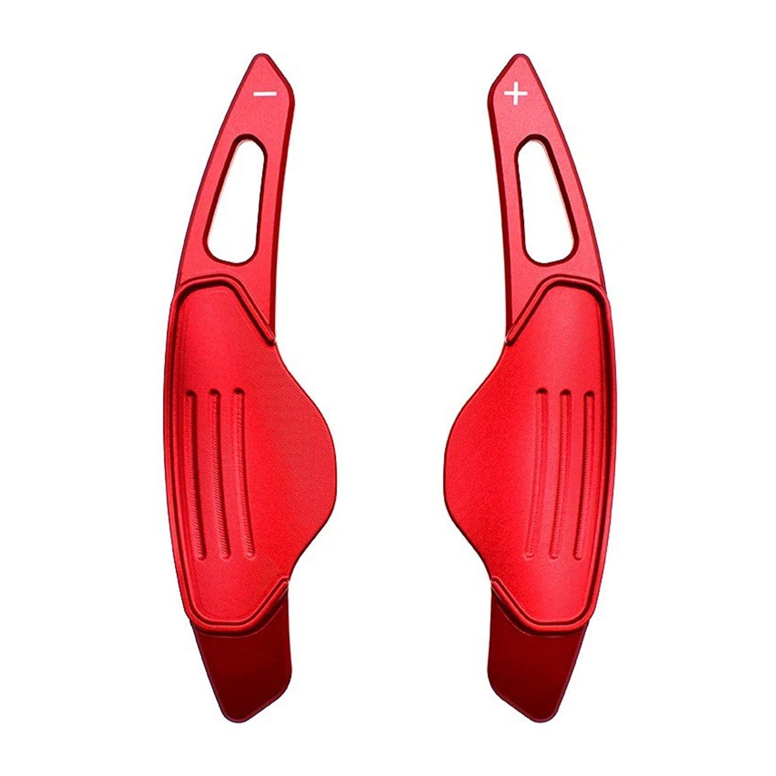 Eejghfwq for Jaguar for XF XE Aluminum Steering Wheel Shifter Extension Shift Paddles Interior Modifications Steering Wheel Shift Paddle(Red)