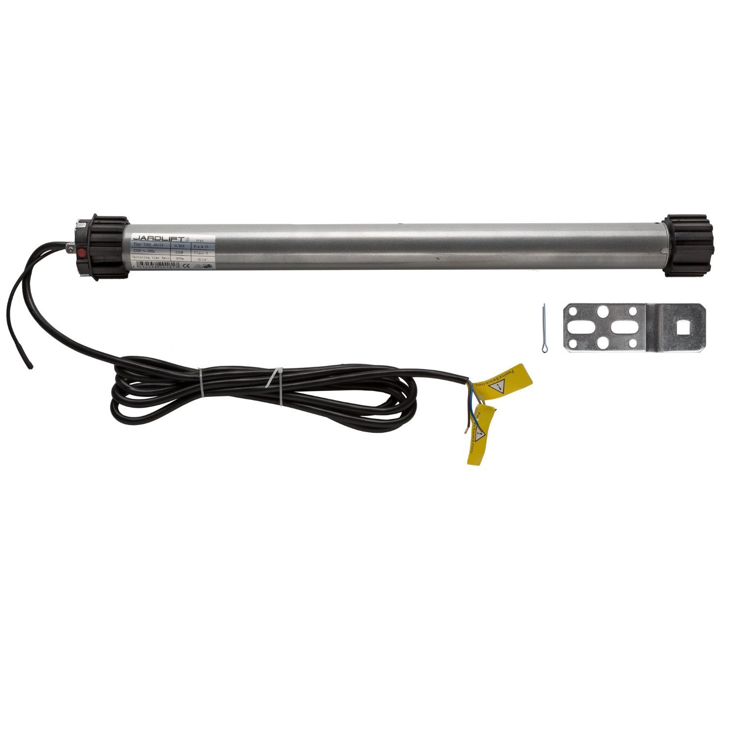 jarolift 1x Motor Tubular Electrónico para Persianas TDEF 10 Nm/14, Incluye Mando a Distancia de 4 Canales con Timer Integrado TDRCT 04
