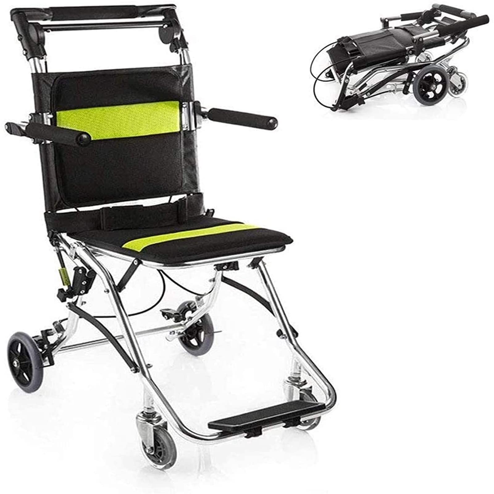 Silla de escalera plegable portátil Silla de ruedas de viaje Escaleras manuales Camilla de Silla de ruedas Camilla de escalera de aluminio para ancianos y Niños