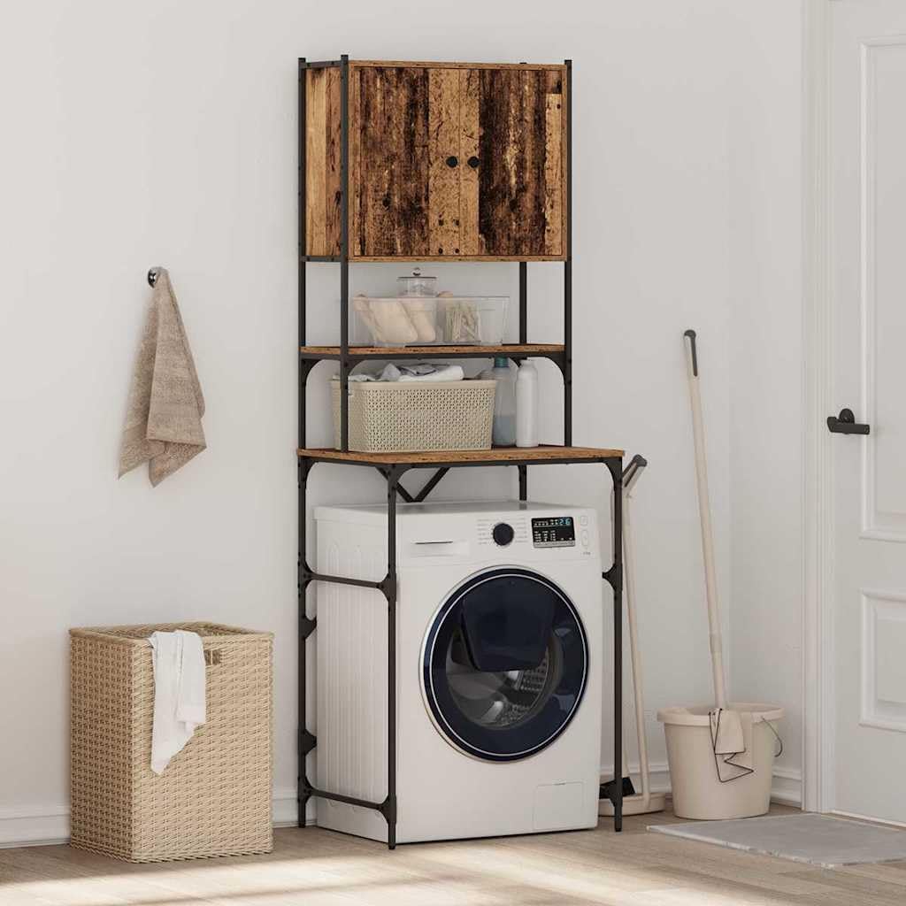 Armoire pour machine à laver - Meuble de salle de bain - En bois
