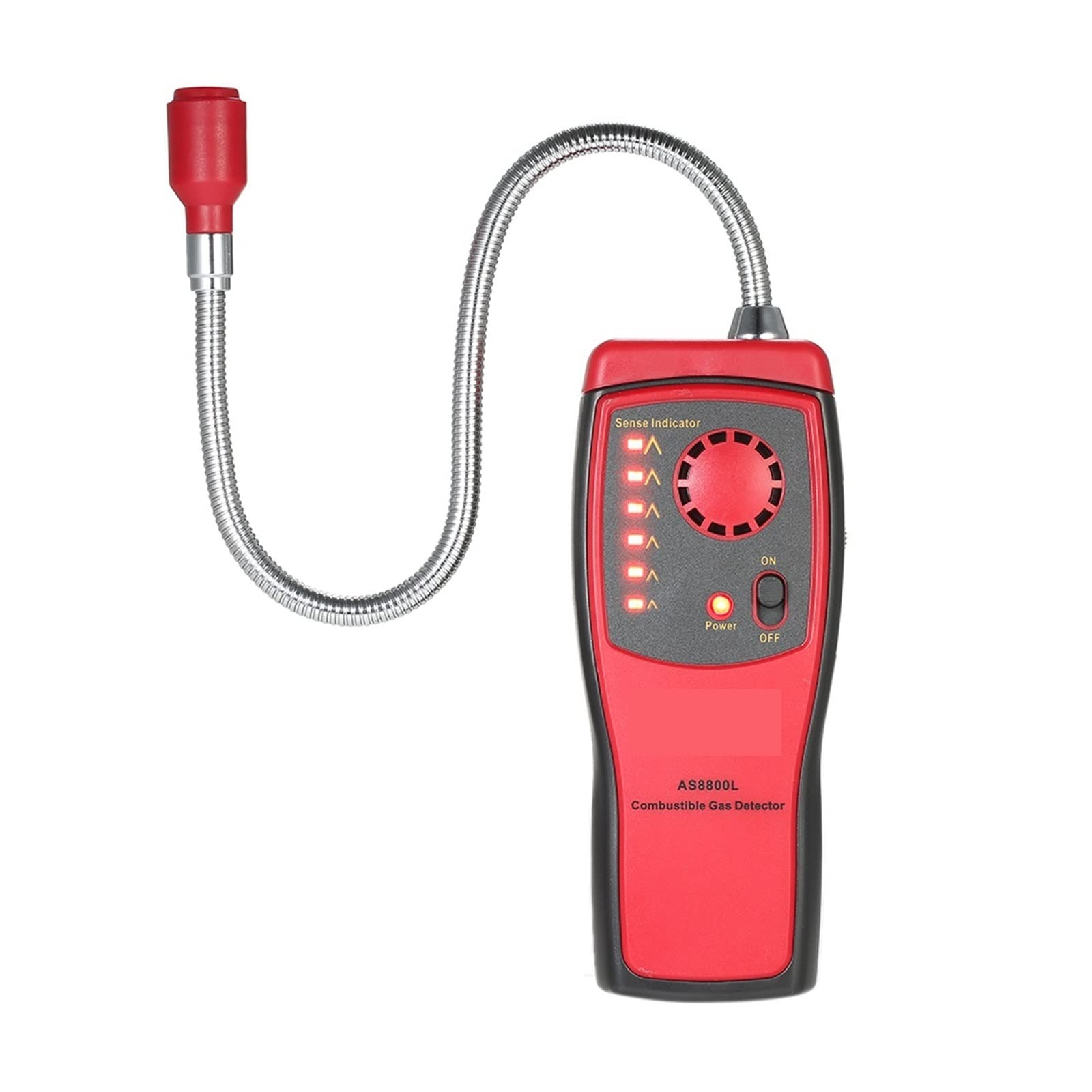 Gas Detector, Portable Automotive Mini Combustible Gas Detector Handheld Determine Tester With Sound And Light Alarm