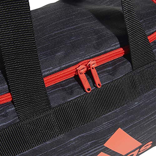 adidas Unisex Diablo Small Duffel Bag, Black Looper/Hi - Res Red/Black, ONE SIZE