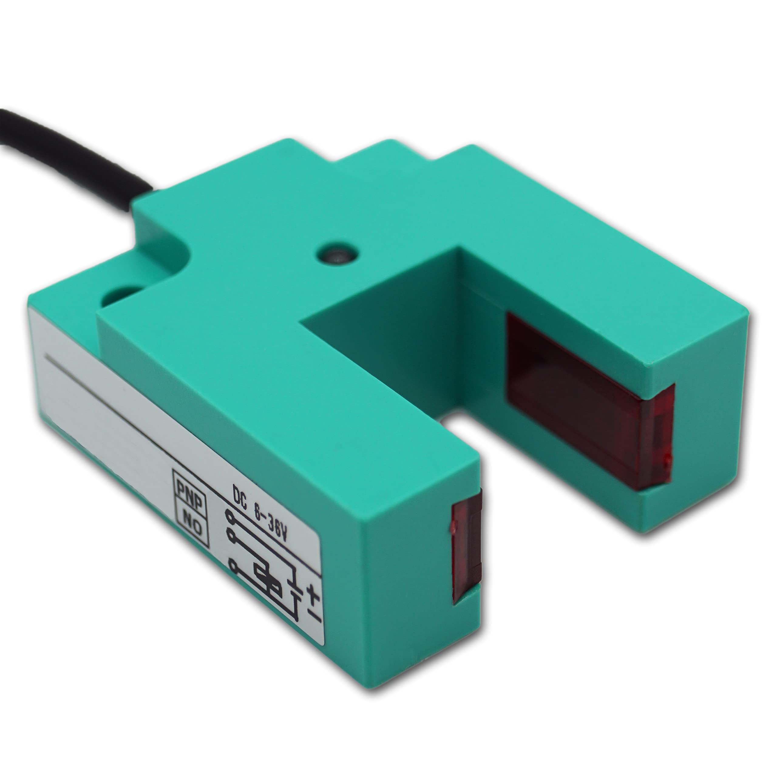Gabellichtschranke 6 bis 36 Volt NO NPN Erfassungsbereich 15mm U-Lichtschranke Lichtsensor (15mm - NPN NO)