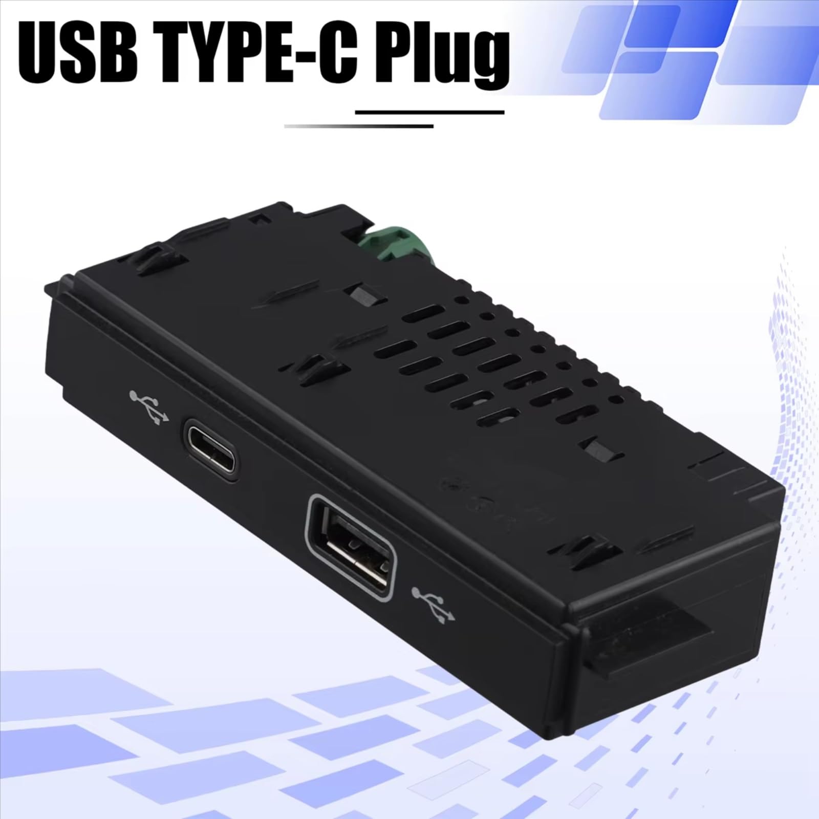Para Para Tiguan MK2 Para Viloran 30D035736 USB TYPE-C Consola Frontal Puertos USB Con Cable Adaptador USB Interfaz AUX