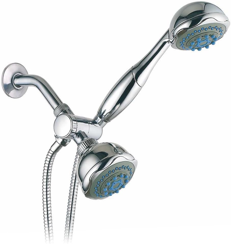 Hydroluxe 24-setting 3-way Shower Combo, Chrome, Single