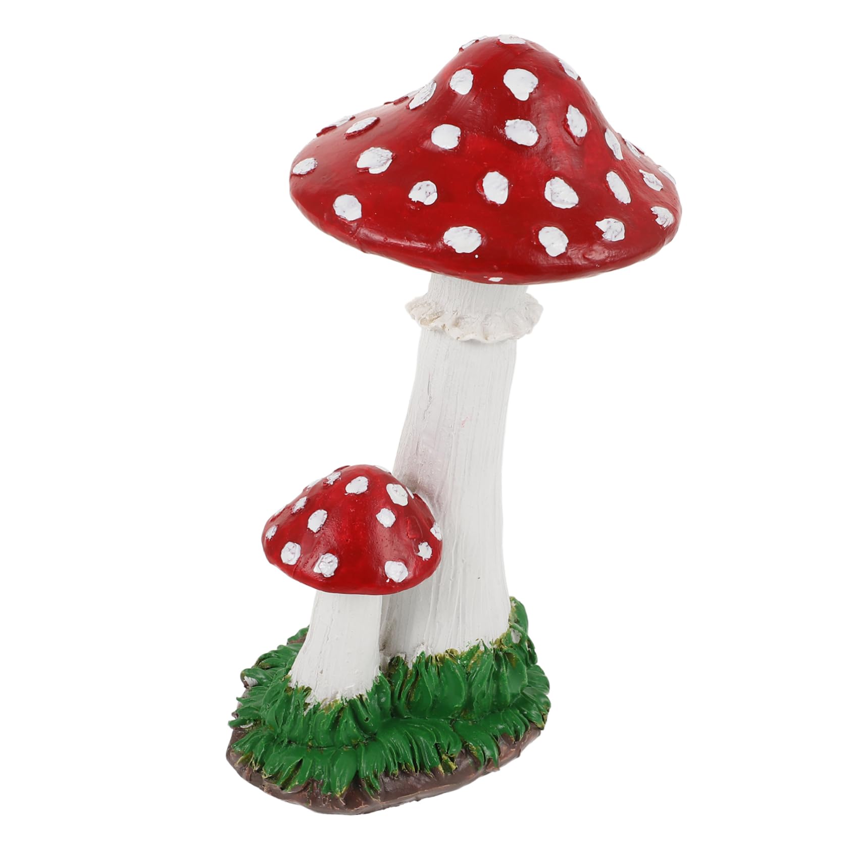 SHINEOFI 4stücke Mushroom Ornament Gartenfigur Resin Pilzskulptur Für Garten Terrasse Und Zuhause Dekoration Für Feiertage Und Sammler