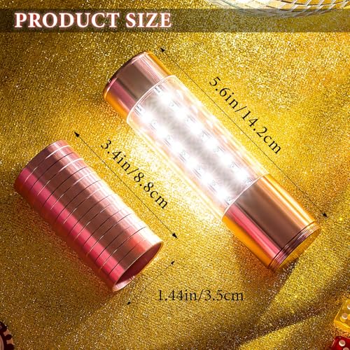 image for Civaner Upgrade 4 Pcs Bottle Service Lights LED Strobe Baton Bottle Gi