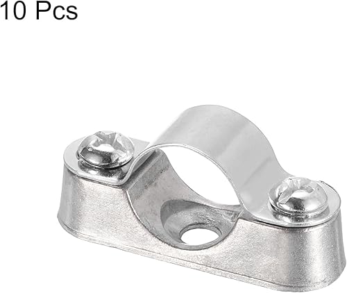 Miniatura 9 de uxcell Abrazadera de soporte de tubo de soporte de tubería para 2 "(51 mm) Montaje en pared de tubería rígida correas de tubo para tubo de PVC de