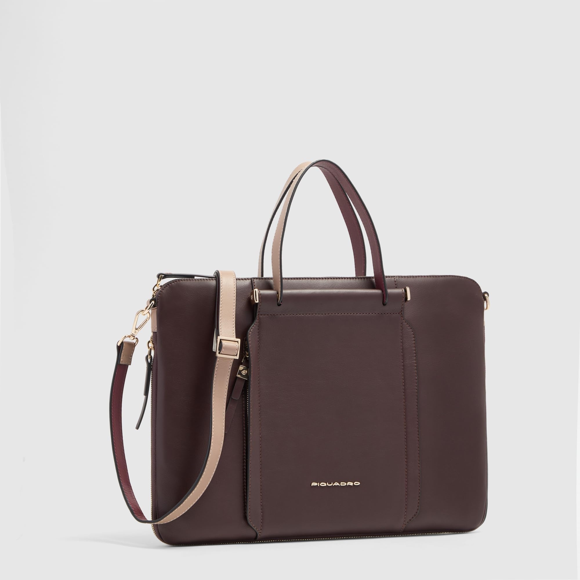 PIQUADRO – Borsa da lavoro compatta – Porta PC 15.6" - In Pelle – Donna