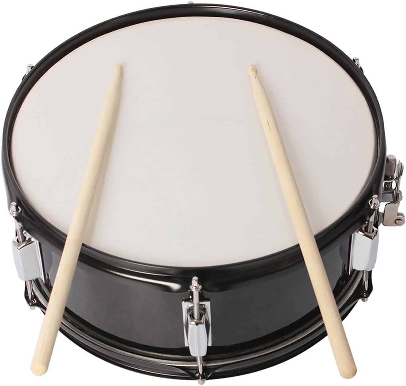 Generic Professional 14 Inch Snare Drum with Drumstick Drum Key Strap for Student Band