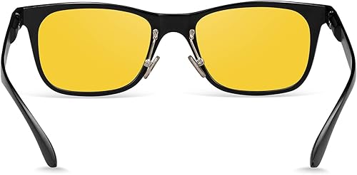 Miniatura 3 de Gafas de conducción nocturna para hombres, gafas de visión nocturna para conducir, hombres y mujeres, lentes amarillos antirreflejos