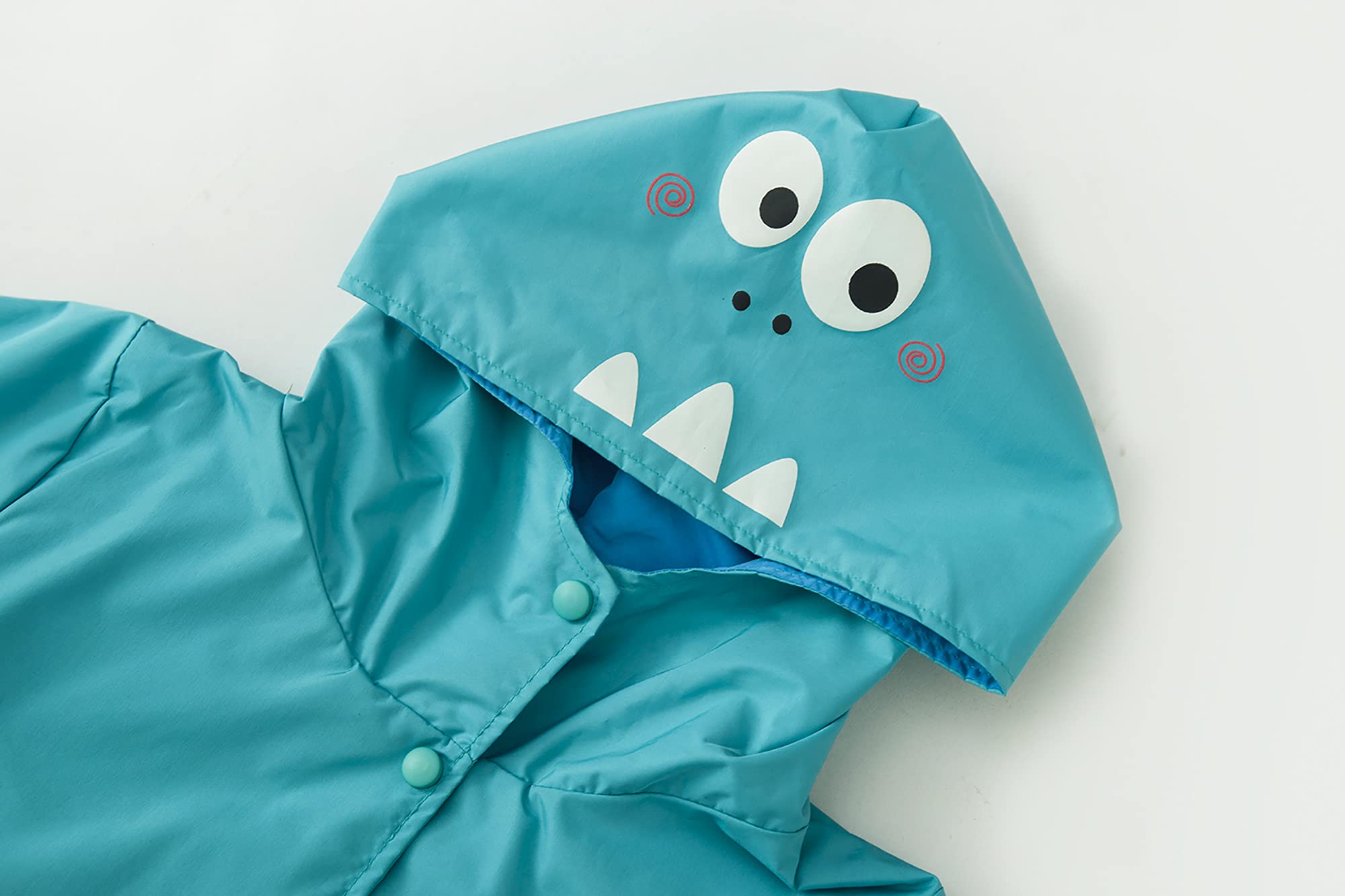 LZH Boys Raincoat Bambini Bambini impermeabili Girls con cappuccio, Pantaloni Giacca Vestito leggero 2 pezzi Set