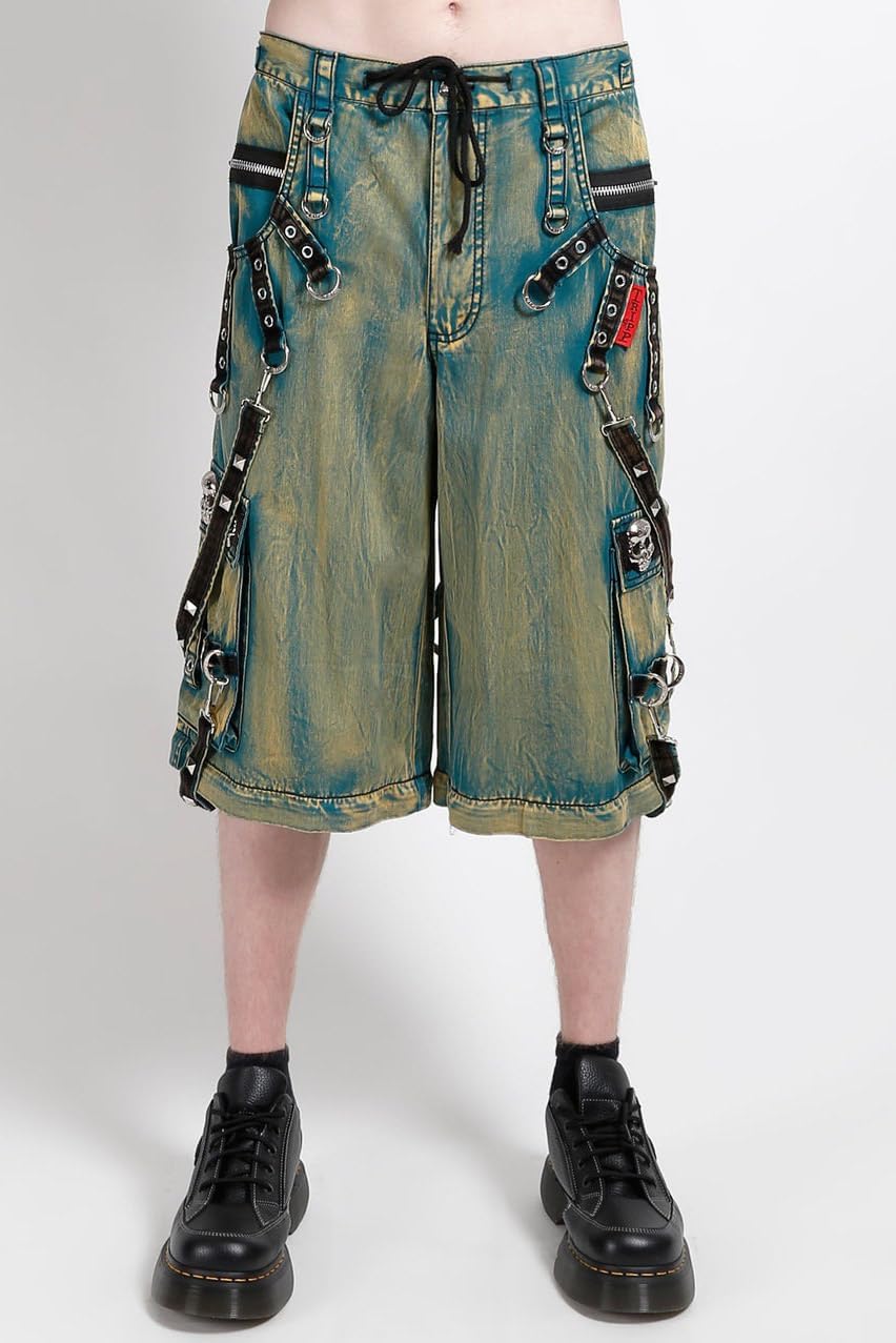 Tripp NYC Skull Stud Pants [Blue Sky Wash]