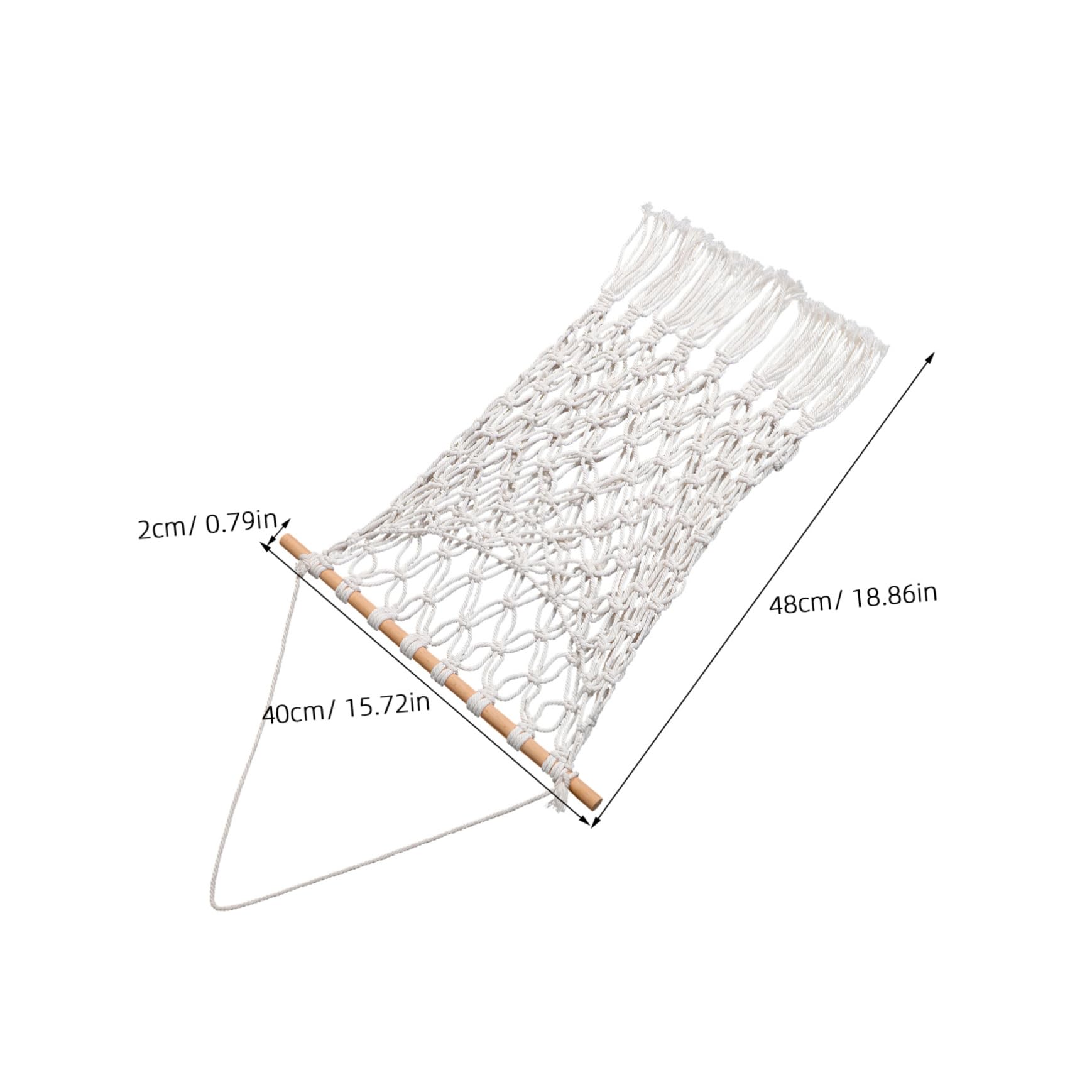Alipis Hanging Cotton Rope Storage Net for Room Wall Mounted Organizer for Stuffed Animals Bookshelf Charming Nursery Decor Space Saving