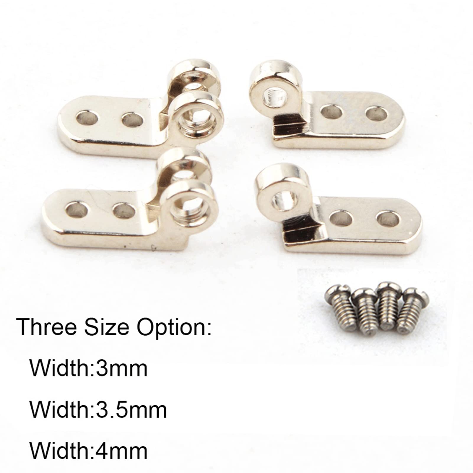 Zestaw 10 sztuk, zawiasy do okularów, plastikowe ramki dla podróżnych, naprawa zawiasów do okularów, akcesoria do okularów (Color : 3.5MM)