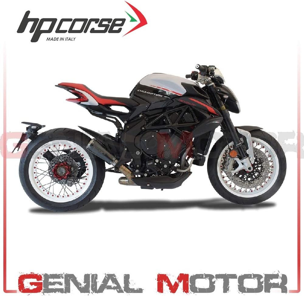 XMVGP1006LBG-N-AS Exhaust Hp Corse Gp07 Ghie Black Dragster Rr 800 2019 19