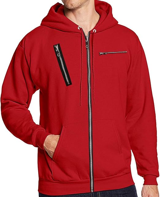 red jacket hoodie