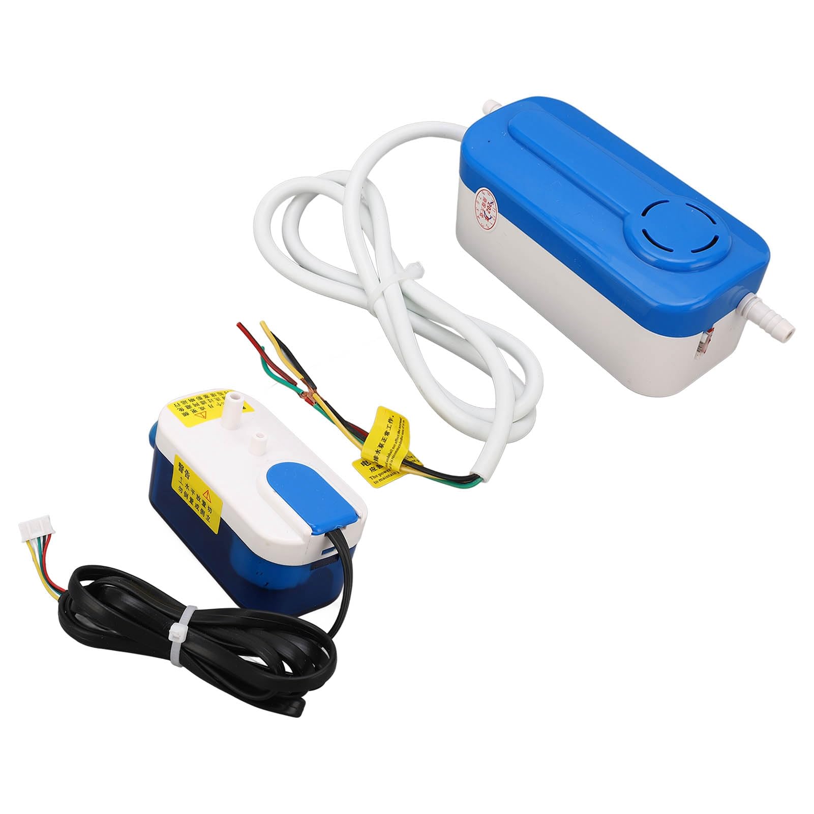 Pompa di Scarico di Condensa HVAC, Mini Pompa di Drenaggio di Condensa Automatica per A A/C con 24L/h, Testa di Scarico 33 Piedi, 110-240 V, 3W, 19dB, Serbatoio Staccabile,