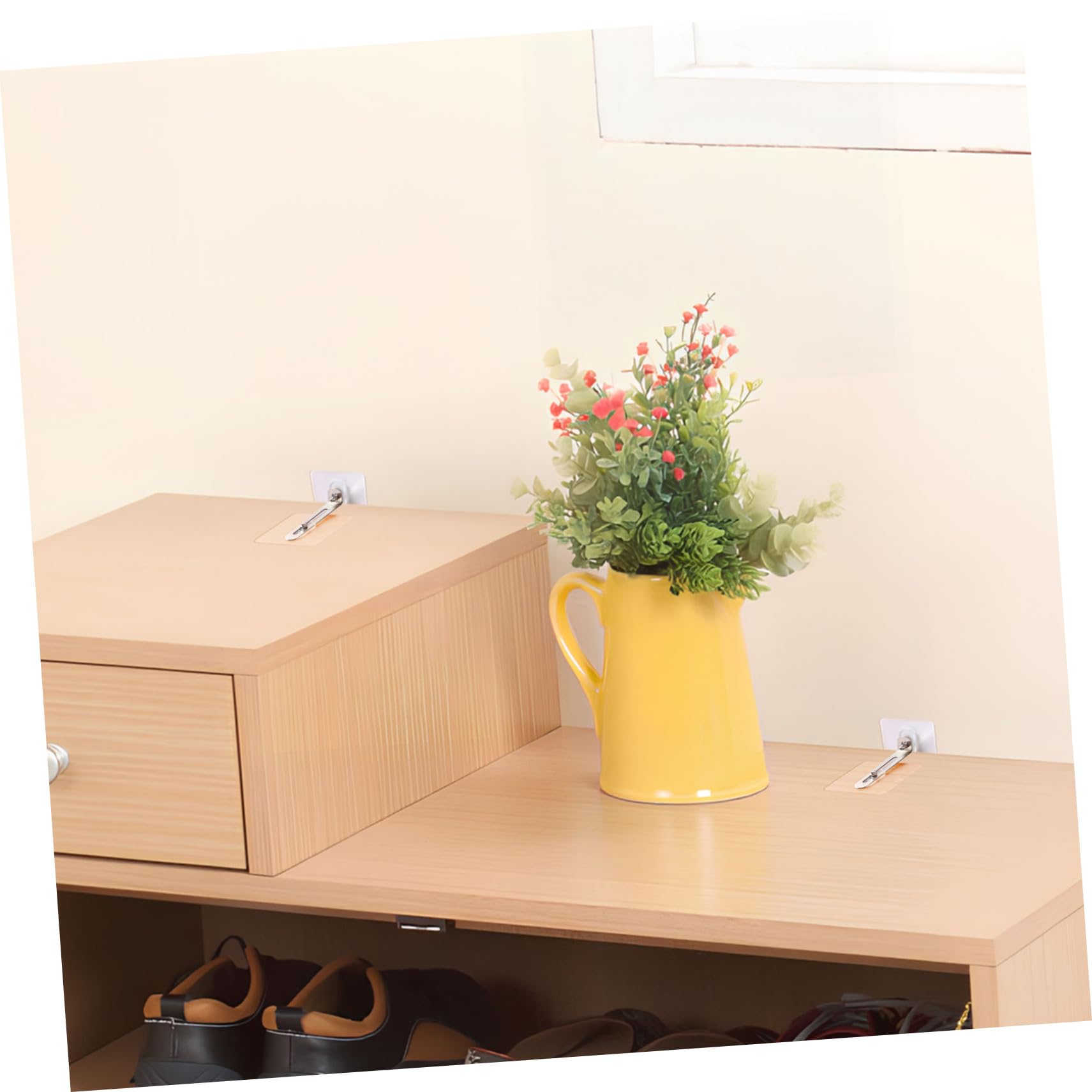 Amosfun Juego De 3 Correas De Seguridad Para Fijación De Muebles A La Pared Sin Taladros Para Cómodas Anclajes De Pared Para Muebles Kit De Punta Robusta Ajuste Amplio 12 Unidades X 3